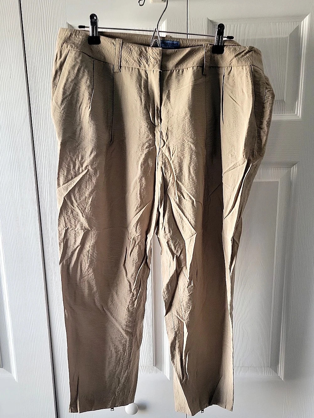 Simply Vera Wang Wide Leg Pants in Beige Size 14